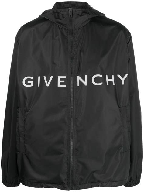 Shop Givenchy Logo Windbreaker 